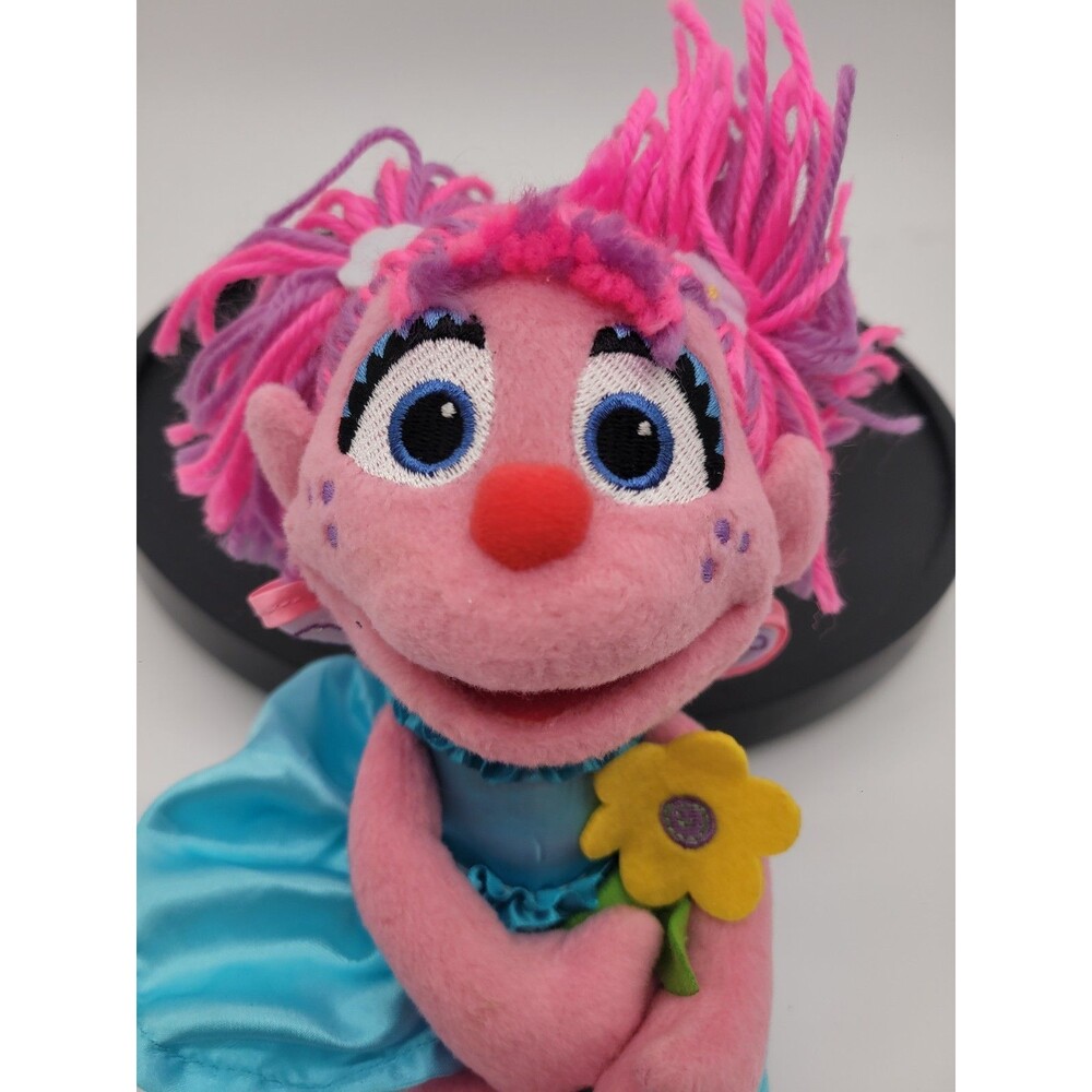 GUND Sesame Street ABBY Cadabby Plush 10" Pink Fairy Doll Blue Wings 2019 - Picture 2 of 10